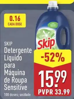 ALDI skip Detergente Líquido para Máquina de Roupa Sensitive promoção
