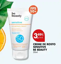 Pingo Doce Creme de rosto sensitive be beauty promoção