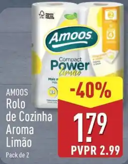 ALDI AMOOS Rolo de Cozinha Aroma Limão promoção
