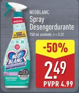 ALDI NEOBLANC Spray Desengordurante promoção