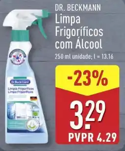 ALDI DR. BECKMANN Limpa Frigoríficos com Alcool promoção