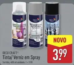 ALDI DECO CRAFT Tinta/Verniz em Spray promoção