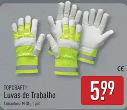 ALDI TOPCRAFT Luvas de Trabalho promoção