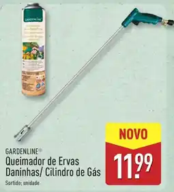 ALDI GARDENLINE Queimador de Ervas Daninhas/ Cilindro de Gás promoção
