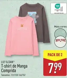 ALDI LILY & DANm T-shirt de Manga Comprida promoção