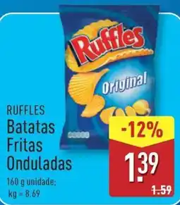 ALDI RUFFLES Batatas Fritas Onduladas promoção