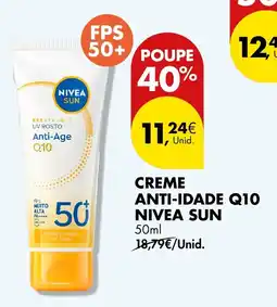 Pingo Doce Creme anti-idade q10 nivea sun promoção