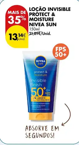 Pingo Doce Loção invisible protect & moisture nivea sun promoção