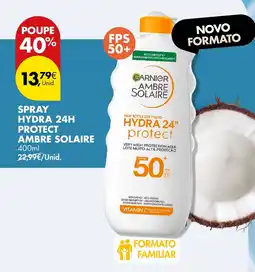 Pingo Doce Spray hydra 24h protect ambre solaire promoção