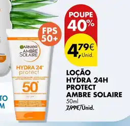 Pingo Doce Loção hydra 24h protect ambre solaire promoção