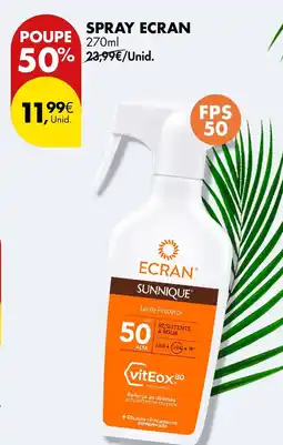 Pingo Doce Spray ecran promoção