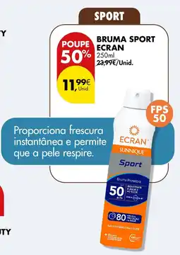 Pingo Doce Bruma sport ecran promoção