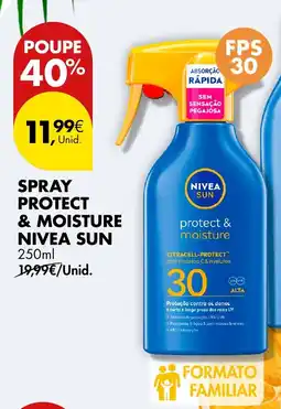 Pingo Doce Spray protect & moisture nivea sun promoção