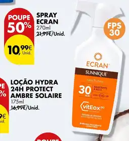 Pingo Doce Spray ecran promoção