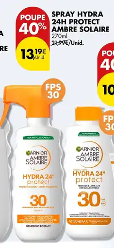 Pingo Doce Spray hydra 24h protect ambre solaire promoção