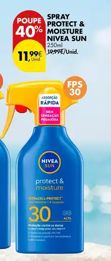 Pingo Doce Spray protect & moisture nivea sun promoção