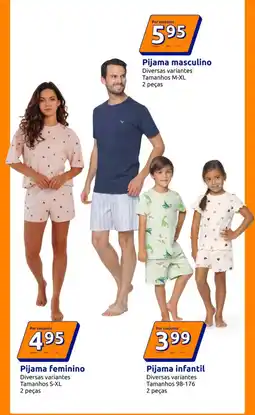 Action Pijama infantil promoção