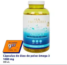 Action Cápsulas de óleo de peixe ómega 3 1000 mg promoção