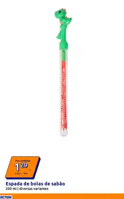 Action Espada de bolas de sabão promoção