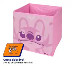 Action Cesto dobrável promoção