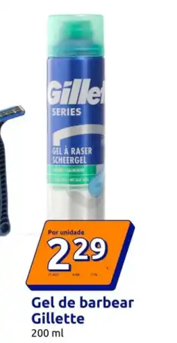 Action Gel de barbear Gillette promoção