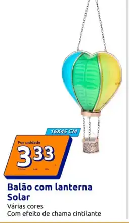 Action Balão com lanterna Solar promoção