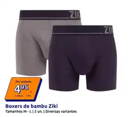 Action Boxers de bambu Ziki promoção