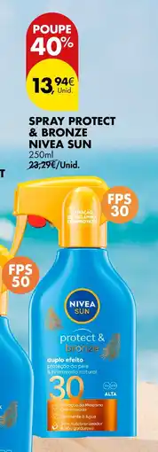 Pingo Doce Spray protect & bronze nivea sun promoção