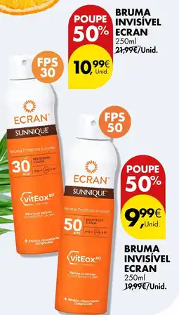 Pingo Doce Bruma invisível ecran FPS 50 promoção