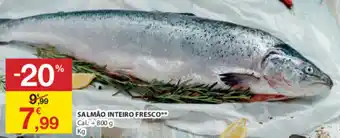 E.Leclerc Salmão Inteiro Fresco promoção