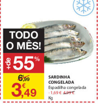 E.Leclerc Sardinha Congelada promoção