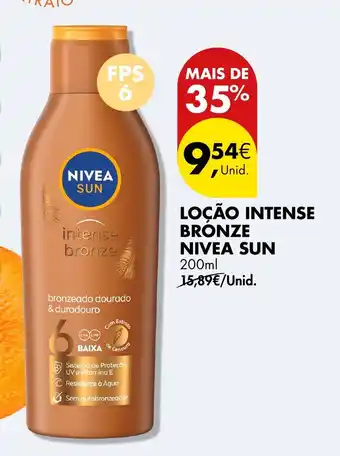 Loção intense bronze nivea sun