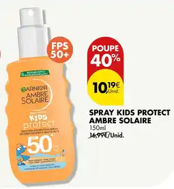 Pingo Doce Spray kids protect ambre solaire promoção