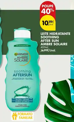 Pingo Doce Leite hidratante soothing after sun ambre solaire promoção