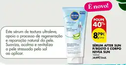 Pingo Doce Sérum after sun p/rosto e corpo nivea sun promoção