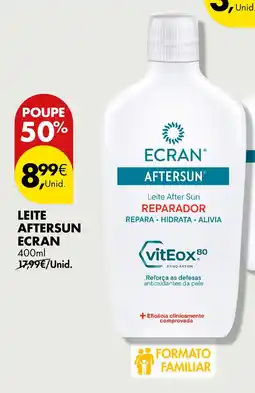 Pingo Doce Leite aftersun ecran promoção