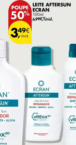 Pingo Doce Leite aftersun ecran promoção