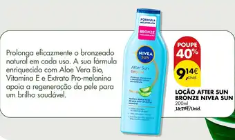 Loção after sun bronze nivea sun
