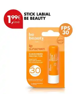 Pingo Doce Stick labial be beauty FPS 30 promoção