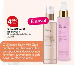 Pingo Doce Shimmer mist be beauty promoção