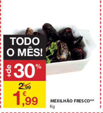 E.Leclerc Mexilhão Fresco promoção