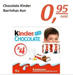 Mota Reis Chocolate Kinder Barrinhas 4un promoção