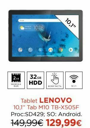 El Corte Inglés Tablet lenovo lenovo promoção