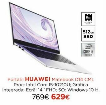 El Corte Inglés Computador portátil huawei promoção
