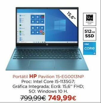 Portátil hp hp