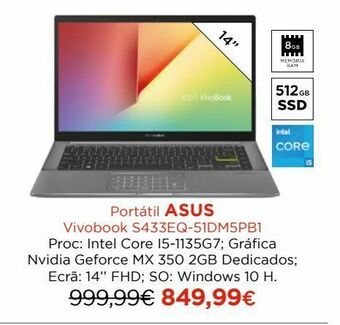 Portátil asus asus