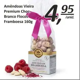 Mota Reis Amêndoas Vieira Premium Choc Branco Flocos Framboesa promoção