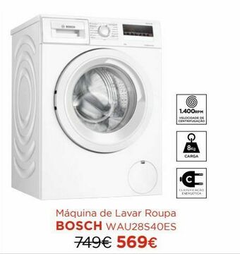 El Corte Inglés Máquina lavar roupa bosch promoção