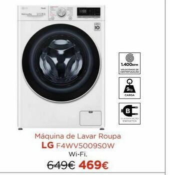 Máquina lavar roupa lg