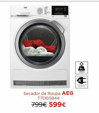 El Corte Inglés Secadora aeg promoção